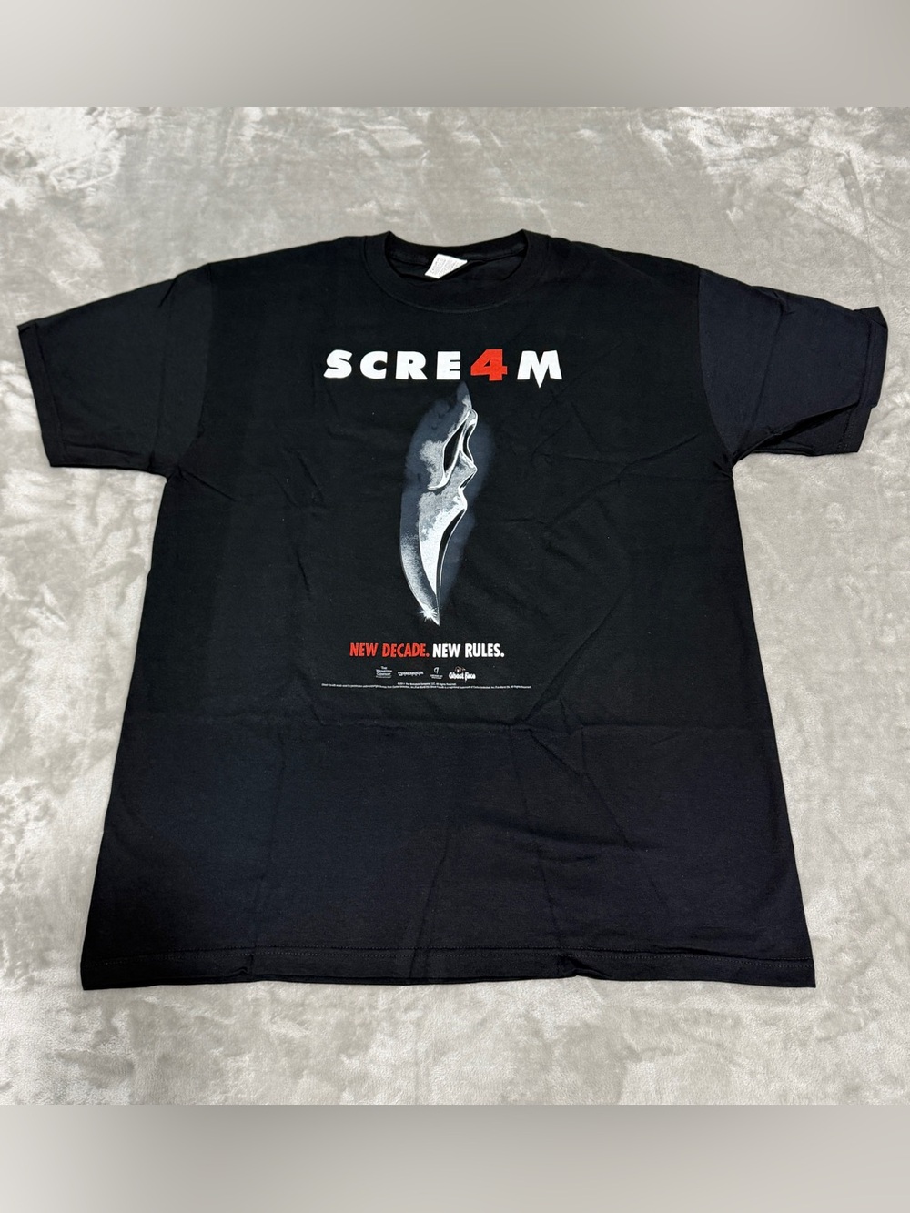 Scream 4 Horror Official Movie Promo T-Shirt Adult Size Large NWOT